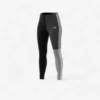 ADIDAS Women's Low-Impact Fitness Leggings - Black/Grey Colour Block