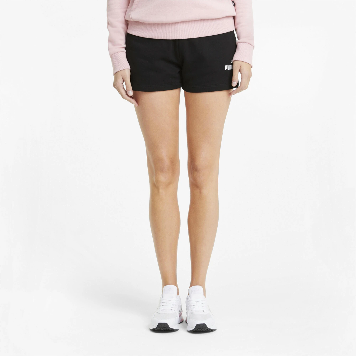 PUMA Womens Essentials Sweat Shorts 2 PUMA Womens Essentials Sweat Shorts - Image 2
