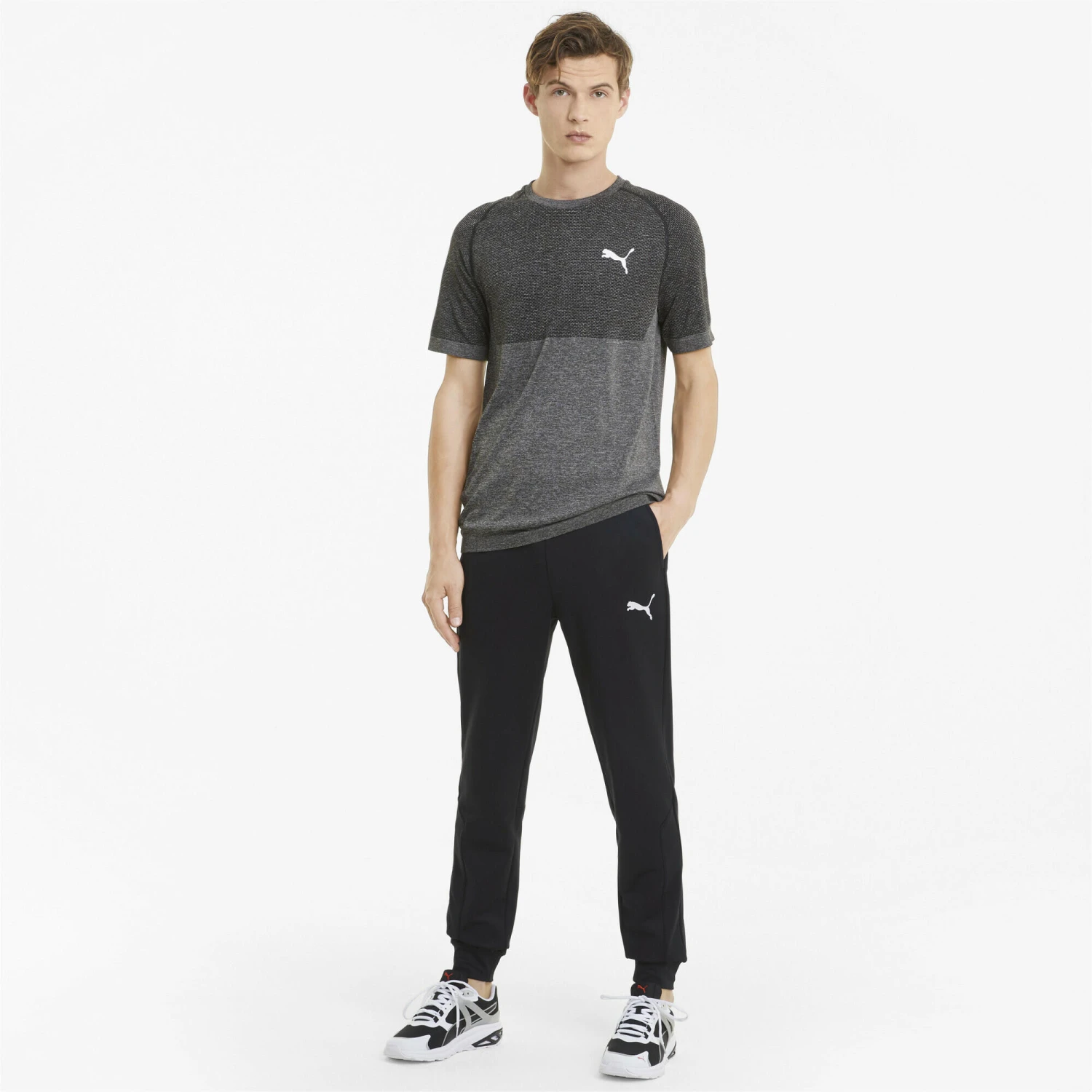 Pants Puma RTG Knitted, Black, Men 4 Pants Puma RTG Knitted, Black, Men - Image 4