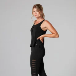 Fitness-Mad Womens/Ladies Laser Cut Tank Top (Black) 11 Fitness-Mad Womens/Ladies Laser Cut Tank Top (Black) -Fitness Equipment Store kab1a52bfd9dba0192c88789c7333a561