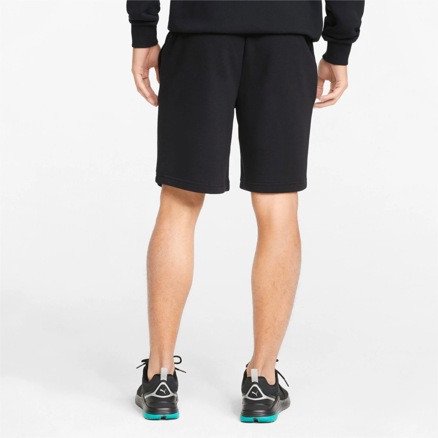 PUMA Mens Mercedes-AMG Petronas Essentials Shorts 2 PUMA Mens Mercedes-AMG Petronas Essentials Shorts - Image 2