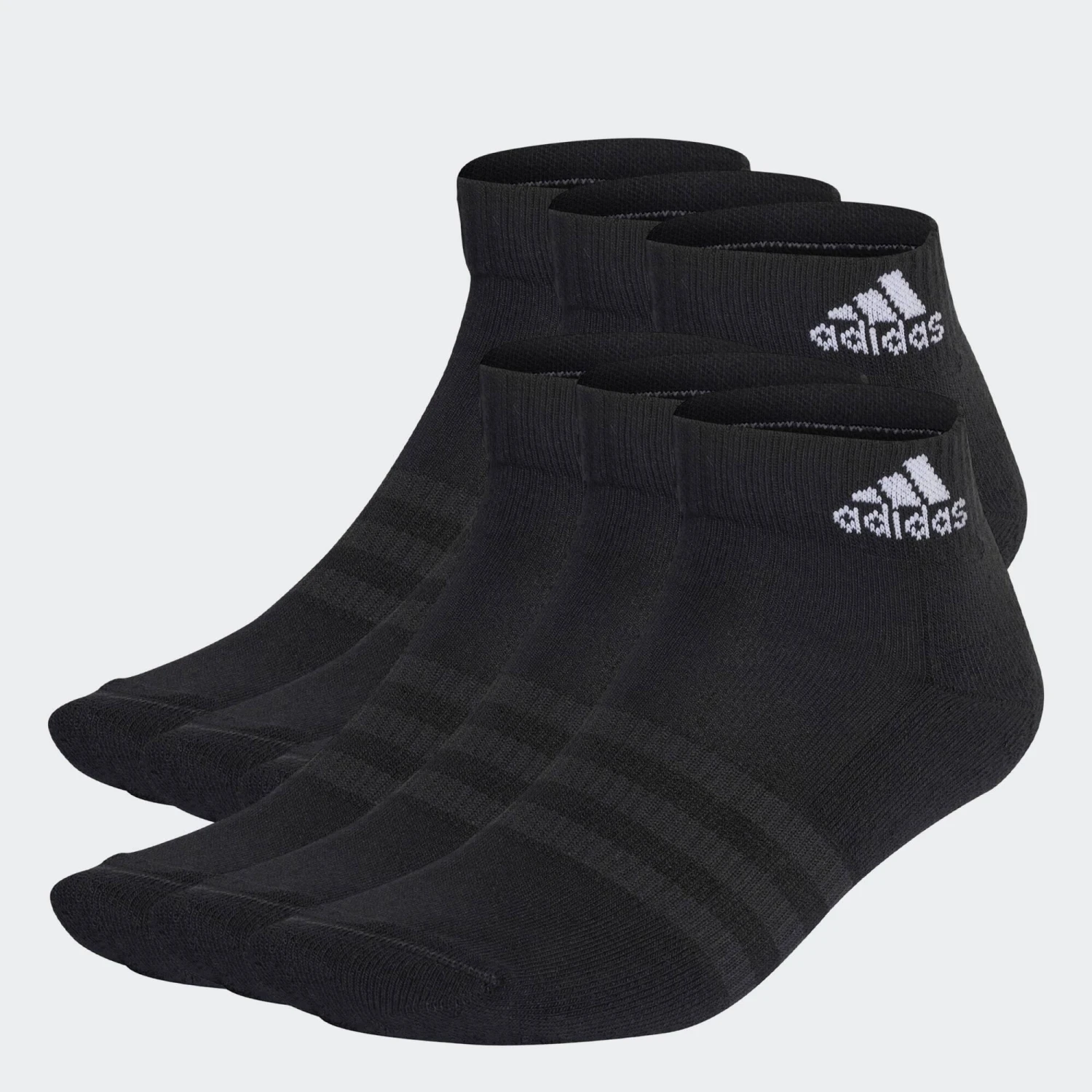 ADIDAS Cushioned Sportswear Ankle Socks 6 Pairs 2 ADIDAS Cushioned Sportswear Ankle Socks 6 Pairs - Image 2