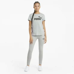 PUMA Womens Essentials Logo Tee T-Shirt 9 PUMA Womens Essentials Logo Tee T-Shirt -Fitness Equipment Store kaff80913249e37fc7182530311e311b6