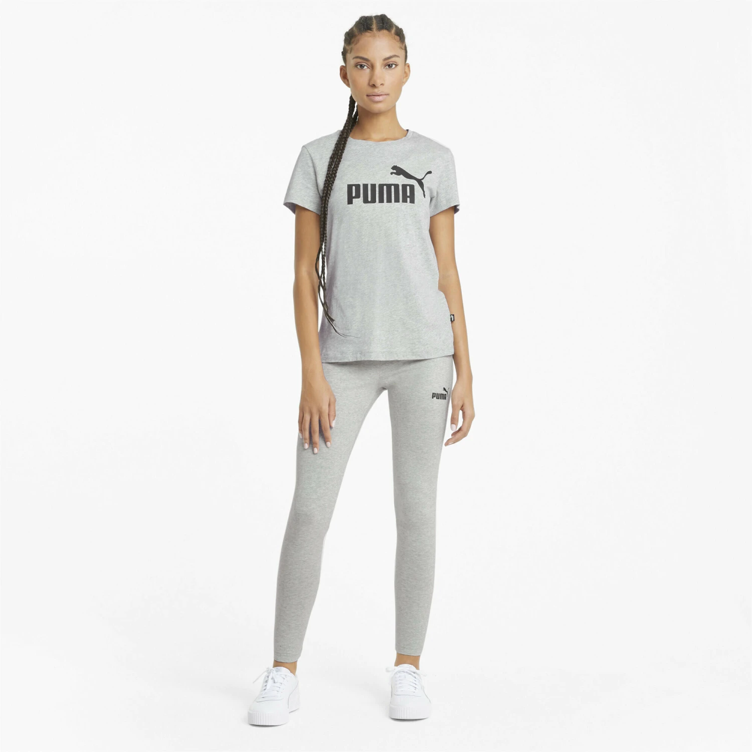 PUMA Womens Essentials Logo Tee T-Shirt 4 PUMA Womens Essentials Logo Tee T-Shirt - Image 4