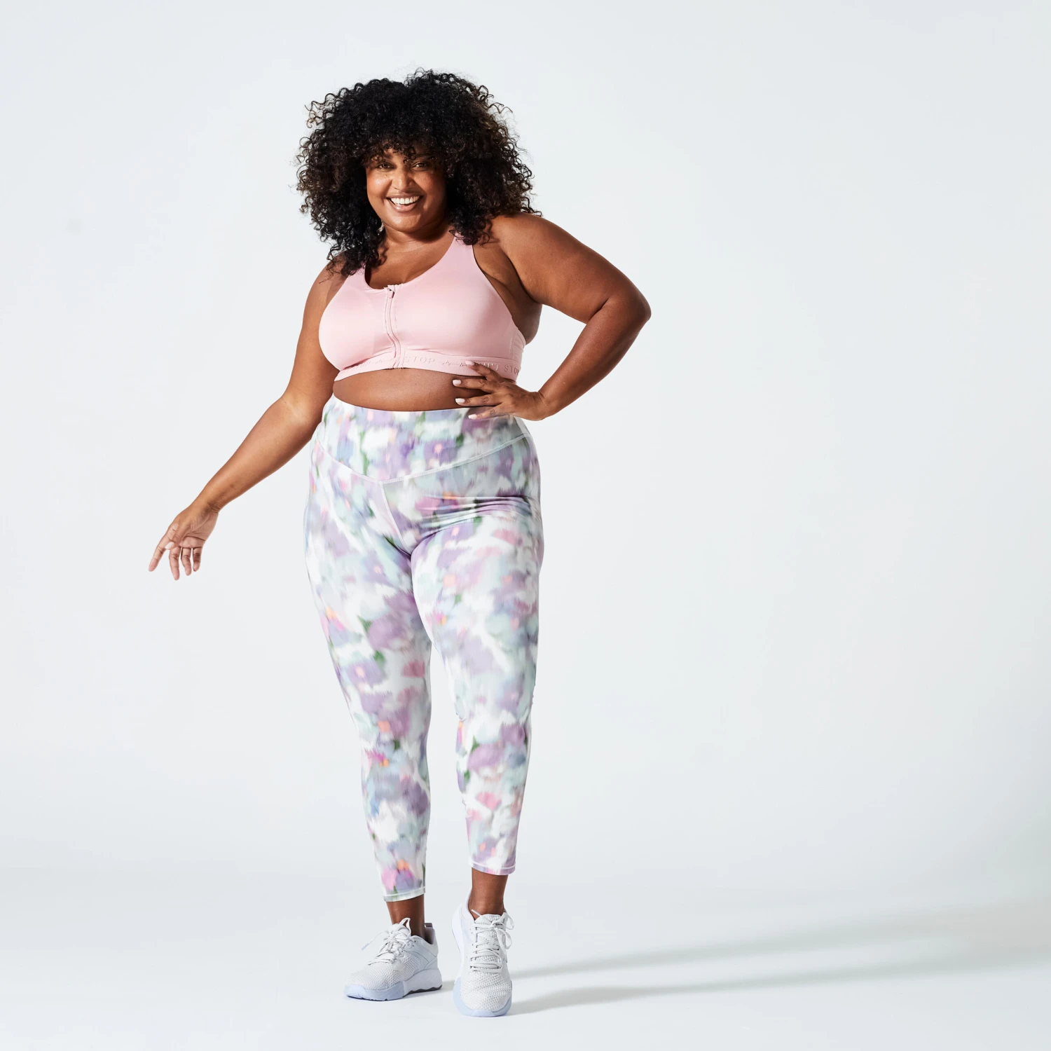 Women's Cardio Fitness High-Waisted Plus-Sized Leggings 2 Women's Cardio Fitness High-Waisted Plus-Sized Leggings - Image 2