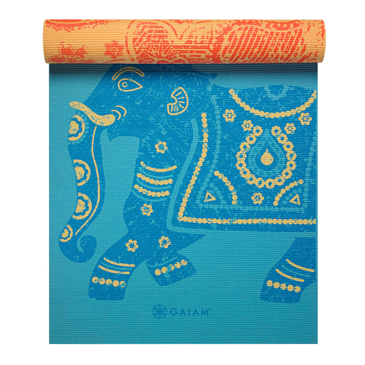 Gaiam Reversible Elephant Yoga Mat 6mm 3 Gaiam Reversible Elephant Yoga Mat 6mm - Image 3