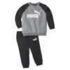 Puma Minicats Raglan Infant Kids Tracksuit Black/Grey - 9