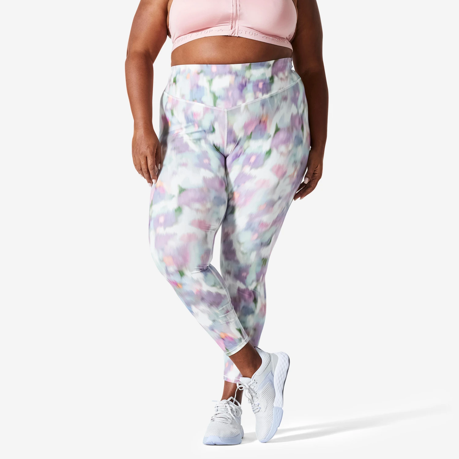 Women's Cardio Fitness High-Waisted Plus-Sized Leggings 1 Women's Cardio Fitness High-Waisted Plus-Sized Leggings
