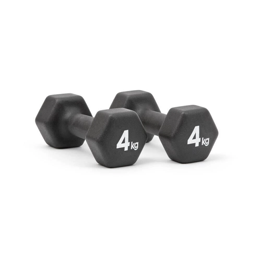 Adidas 4kg Neoprene Hex Dumbbells 1 Adidas 4kg Neoprene Hex Dumbbells