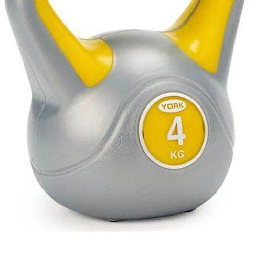 York 4kg Vinyl Kettlebell 2 York 4kg Vinyl Kettlebell - Image 2