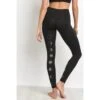 Moon Dance Black Hot Pant Leggingss