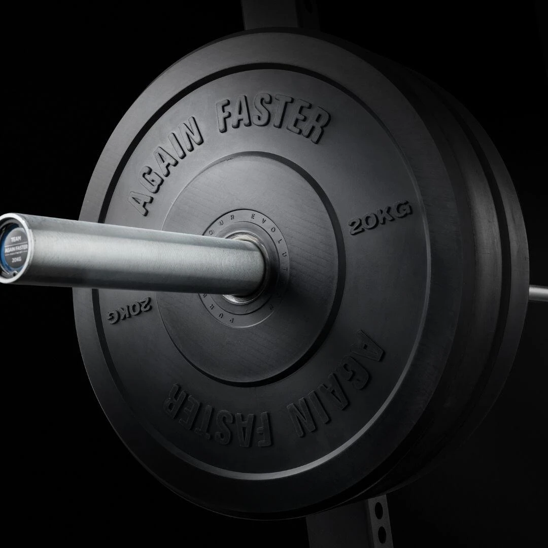 Again Faster® Virgin Rubber Bumper Plates 10kg (Pair) 4 Again Faster® Virgin Rubber Bumper Plates 10kg (Pair) - Image 4