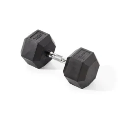York Fitness Rubber Hex Dumbbells 2 X 22.5kg