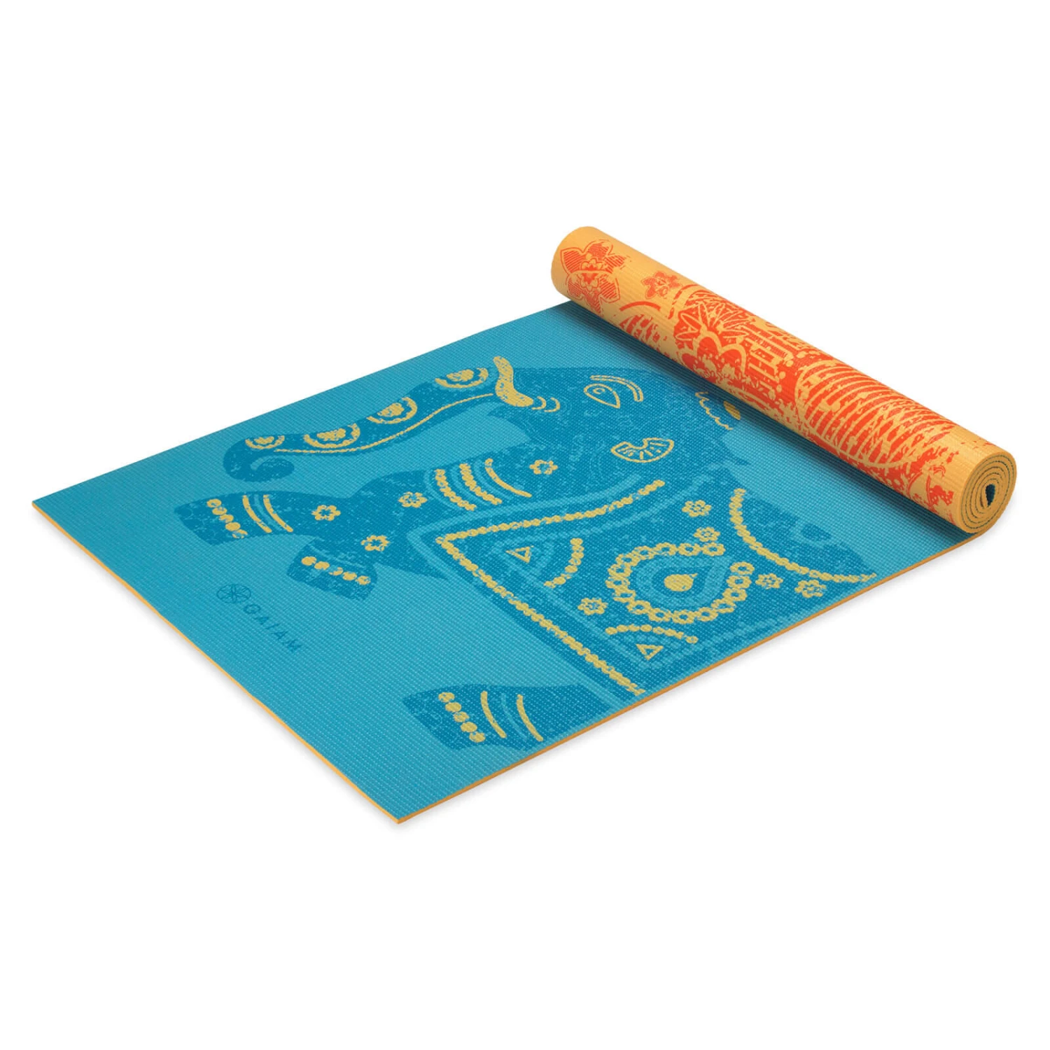 Gaiam Reversible Elephant Yoga Mat 6mm 4 Gaiam Reversible Elephant Yoga Mat 6mm - Image 4