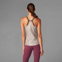 Fitness-Mad Womens/Ladies Metallic Tank Top (Gold) -Fitness Equipment Store ke0cb081435599439cbd44bbc0e28e700