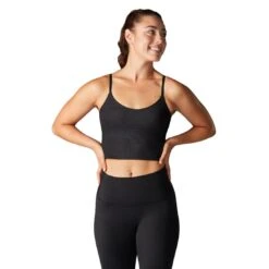 Fitness-Mad Womens/Ladies Python Print Sports Bra (Ebony)