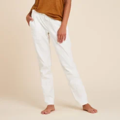 Women's Woven Yoga Bottoms - Off