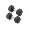 York Fitness Rubber Hex Dumbbells 2 X 20kg