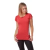 Craghoppers Womens/Ladies Atmos Short Sleeved TShirt (Rio Red)