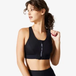 Medium Support Fitness Zipped Sports Bra 540