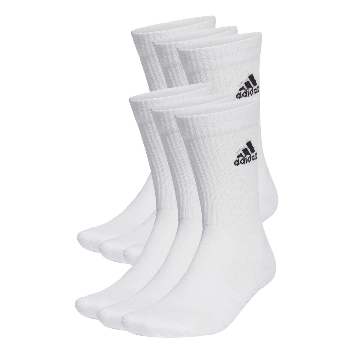 ADIDAS Cushioned Sportswear Crew Socks 6 Pairs 3 ADIDAS Cushioned Sportswear Crew Socks 6 Pairs - Image 3