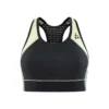 Craft Womens/Ladies Pro Charge Colour Block Crop Top (Black/Yellow/Green)