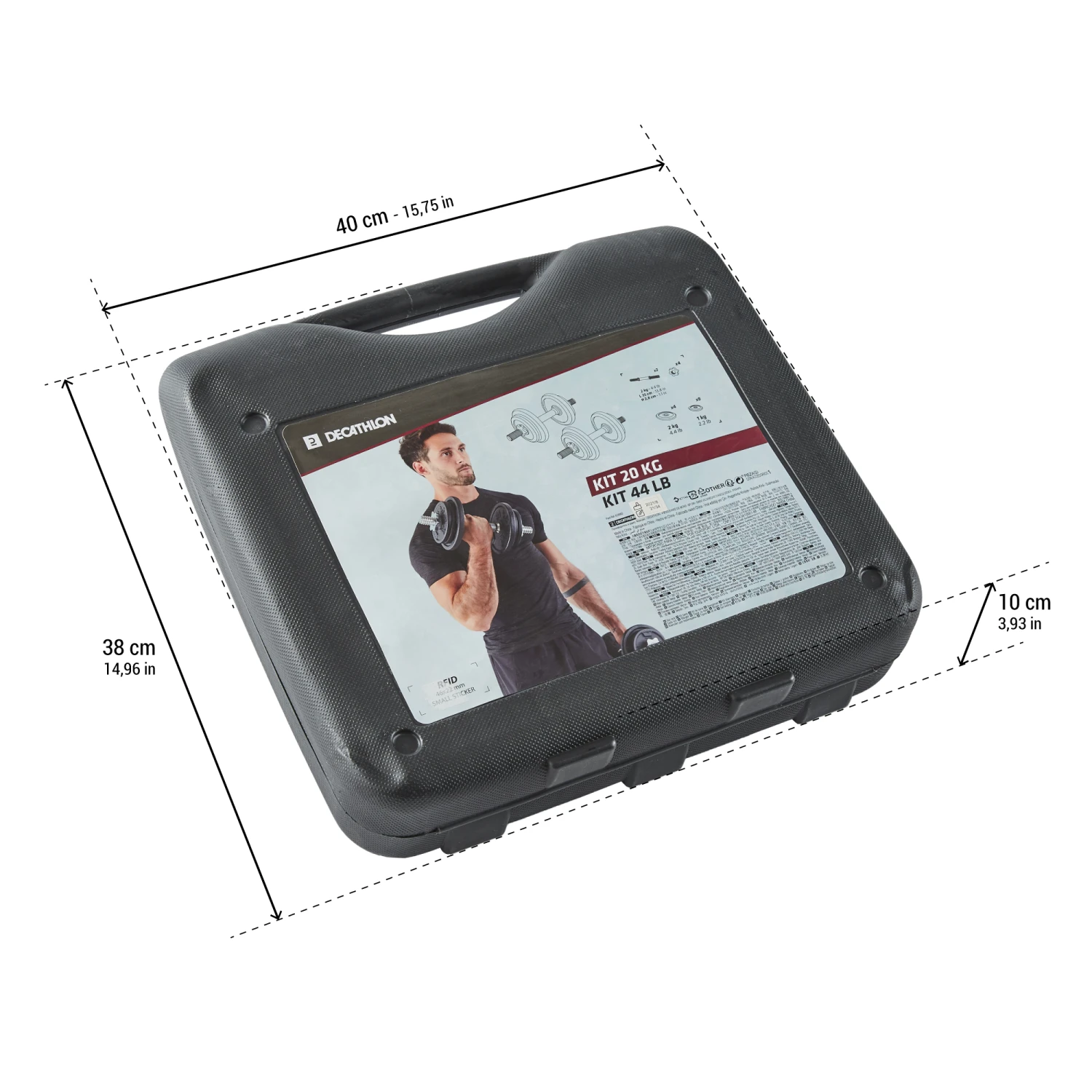 CORENGTH 20 Kg Weight Training Dumbbell Kit 5 CORENGTH 20 Kg Weight Training Dumbbell Kit - Image 5