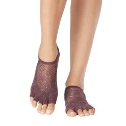 Fitness-Mad Womens/Ladies Luna Entity Half Toe Socks (Purple)