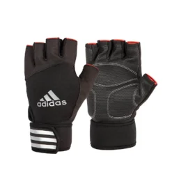 Adidas Half Finger Weight Lifting Gym Gloves, Black -Fitness Equipment Store kf24cdd4b9ffa7d67a410cc6794b1143d