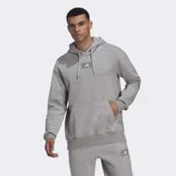 ADIDAS Essentials FeelVivid Cotton Fleece Drop Shoulder Hoodie 15 ADIDAS Essentials FeelVivid Cotton Fleece Drop Shoulder Hoodie -Fitness Equipment Store kf30ff1c71a5e7024b87c55677e519050