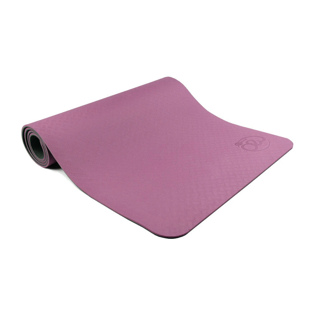 Fitness-Mad Evolution Deluxe Yoga Mat (Aubergine Purple/Grey) 1 Fitness-Mad Evolution Deluxe Yoga Mat (Aubergine Purple/Grey)