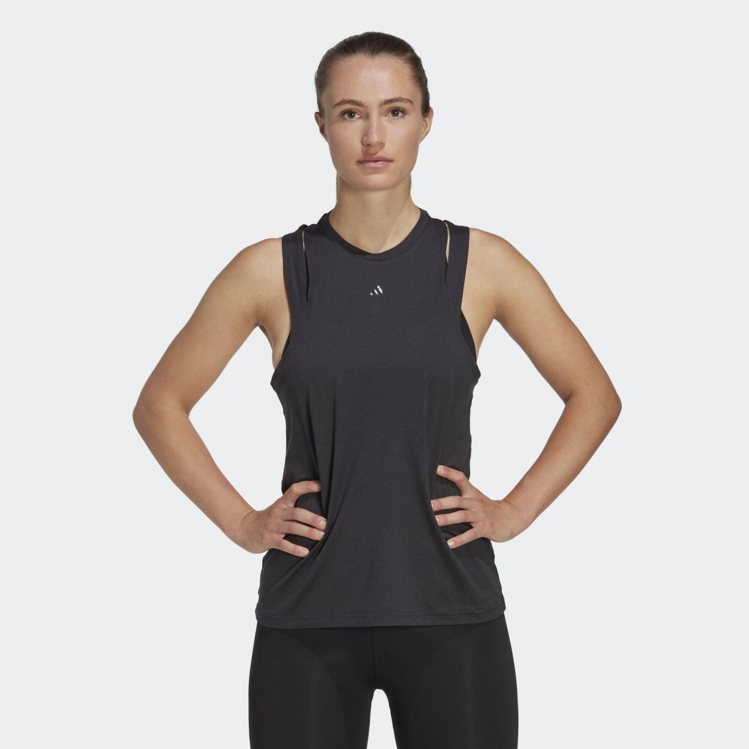 ADIDAS AEROREADY Train Essentials 3 Bar Logo Tank Top 1 ADIDAS AEROREADY Train Essentials 3 Bar Logo Tank Top