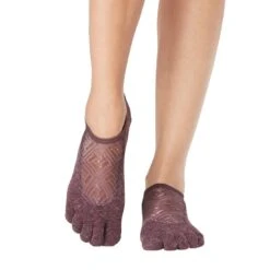 Fitness-Mad Womens/Ladies Luna Entity Toe Socks (Purple)