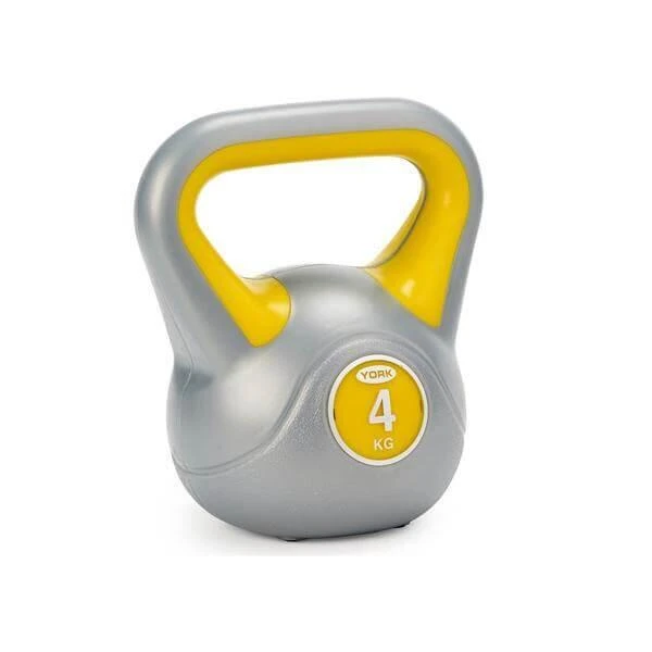York 4kg Vinyl Kettlebell 1 York 4kg Vinyl Kettlebell